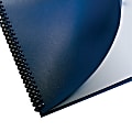 GBC® Regency Round Corners Presentation Binding Covers, 8 3/4" x 11 1/4", Black, Box Of 200