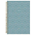 2024 Blue Sky™ Maritza Frosted Weekly/Monthly Planning Calendar, 5" x 8", Sea Glass, January to December 1 thumbnail image