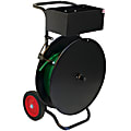 Partners Brand SC51 Economy Strapping Cart, 39-3/4”H x 25-1/4”W x 19-1/2”D, Black 1 thumbnail image