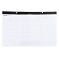 2025-2026 Russell & Hazel Monthly Desk Calendar, 17" x 11", Black, July 2025 To June 2026, 103364 1 thumbnail image