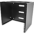 StarTech.com 10U Wall Mount Rack, 14in Deep, 19 inch Wall Mount Network Rack, Wall Mounting Patch Panel Bracket for Switch/IT Equipment - 10U Wall Mount rack for networking equipment - 19in wallmount patch panel bracket - Mount depth 14in - 77lb Capacity