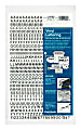 Chartpak Pickett Vinyl Letters And Numbers, 1/4", Black