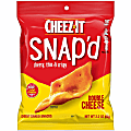 Cheez-It Snap'd Double Cheese Crackers - Cheese - 2.20 oz - 6 / Carton