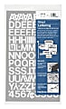 Chartpak Pickett Vinyl Letters And Numbers, 3/4", White 1 thumbnail image