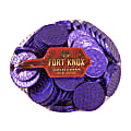 Fort Knox Milk Chocolate Foil Coins, Purple, 1 1/2", 1 Lb Bag