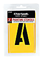 Chartpak Pickett Painting Stencils, Numbers/Letters, 3"