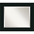 Amanti Art Corvino Wall Mirror, 21 1/8"H x 25 1/8"W, Black