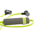 Verbatim Bluetooth Stereo Earphones with Microphone - Green - Stereo - Wireless - Bluetooth - 16 Ohm - 20 Hz - 20 kHz - Earbud, Behind-the-neck - Binaural - In-ear - Green