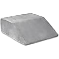 AllSett Health® Leg-Elevation Wedge Memory Foam Pillow, 8”H x 21”W x 24”D, Gray 1 thumbnail image