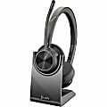 Poly Voyager 4320 UC Stereo USB-A Headset + BT700 USB-A Adapter + Charging Stand - Siri, Google Assistant - 77Y99AA 1 thumbnail image