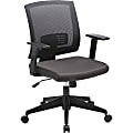 Lorell® Soho Mid-Back Task Chair, Black