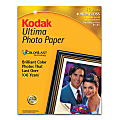 Kodak® Ultima Picture Paper, High Gloss, 8 1/2" x 11, 51 Lb, Pack Of 40 Sheets 1 thumbnail image