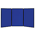 Quartet® ShowIt® 3-Panel Presentation System For Tabletop/Floor Display