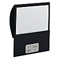 Smead® Textured Stackit Folders, Letter Size, 10% Recycled, 100-Sheet Capacity, Black, Pack Of 10 1 thumbnail image