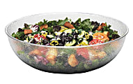 Cambro Camwear Round Pebbled Bowls, 15", Clear, Set Of 4 Bowls 1 thumbnail image
