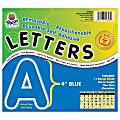 Pacon® Self-Adhesive Letters, 4", Blue, Pack Of 78