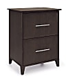 Realspace® Koru 23-1/2"W x 17-1/2"D Lateral 2-Drawer File Cabinet, Espresso Oak, BIFMA Compliant 1 thumbnail image