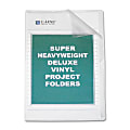 C-Line® Non-Glare Vinyl Project Folders, Legal Size, Clear, Box Of 50