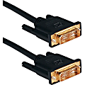 QVS 8-Meter DVI Male to Male HDTV/Digital Flat Panel Gold Video Cable - 26.20ft DVI-D Video Cable for Home Theater System, DVD Player, Set-top Box, Receiver, HDTV, Projector, Switch, Splitter - First End: 1 x DVI-D)
