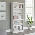 Realspace® 72"H 5-Shelf Bookcase, Arctic White 1 thumbnail image