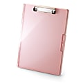 Officemate® Clear View Clipboard Storage Box, 9-7/16”  x 13-7/16”, Pink 1 thumbnail image