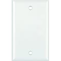 DataComm 21-0026 Standard Blank Wall Plate (White) - White