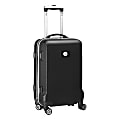 Denco 2-In-1 Hard Case Rolling Carry-On Luggage, 21"H x 13"W x 9"D, Pittsburgh Steelers, Black