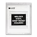 C-Line® Vinyl Shop Seal Ticket Holders, 5" x 8", Box Of 50