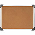 Lorell® Cork Board, 36" x 48", Aluminum Frame With Silver Finish