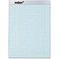 TOPS Prism Perforated Pads, 8 1/2" x 11 3/4", Quadrille Ruled, 50 Sheets, Blue, Pack of 12 Pads 1 thumbnail image