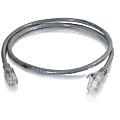 C2G 7ft Cat6 Snagless UTP Unshielded Ethernet Network Patch Cable (TAA) - Gray - Patch cable - TAA Compliant - 10304 1 thumbnail image
