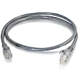C2G 7 ft Cat6 Snagless Unshielded (UTP) Network Patch Cable (TAA) - Gray - Category 6 for Network Device - RJ-45 Male - RJ-45 Male -TAA Compliant - 7ft - Gray