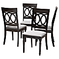 Baxton Studio 9732 Dining Chairs, Gray, Set Of 4 Chairs 1 thumbnail image