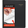 2025-2026 AT-A-GLANCE® Weekly Appointment Book Planner, 8-1/4" x 11", Black, January To January, 7095005