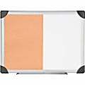 Lorell® Dry-Erase Cork Combo Board, 36" x 24", Aluminum Frame With Silver Finish 1 thumbnail image