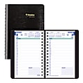 2025 Blueline Plan & Link™ Daily Appointment Planner, 8" x 5", 50% Recycled, Black, January To December 1 thumbnail image
