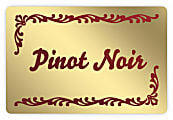 Custom 1-Color Foil-Stamped Labels And Stickers, 1" x 1-1/2" Rectangle, Box Of 500 Labels 1 thumbnail image