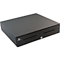 APG Cash Drawer Series 4000 1816 Cash Drawer - 5 Bill x 5 Coin - Dual Media Slot, Painted Front - Black - JB520BL1816CK9 1 thumbnail image