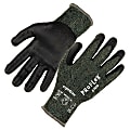 Ergodyne Proflex 7070 Nitrile-Coated Cut-Resistant Gloves, Green, Large