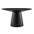 Eurostyle Wesley Round Dining Table, 30"H x 53"W x 53"D, Matte Black 1 thumbnail image