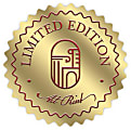 Custom 1-Color Foil-Embossed Labels And Stickers, 1-1/2" Burst Shape, Box Of 500 Labels 1 thumbnail image