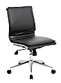 Boss Office Products Elegant High-Back Task Chair, Black