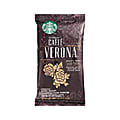 Starbucks® Caffé Verona Ground Coffee, Dark Roast, 2.5 Oz Per Bag, Box Of 18 Packets
