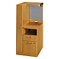 Bush Business Furniture Quantum Left Handed Storage Tower, Modern Cherry, Standard Delivery