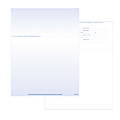Laser 2-Sided Healthcare Medical Billing Statements, No Credit Card Information, 8-1/2" x 11", Blue, Pack Of 5,000 Statements 1 thumbnail image