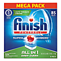 Finish® Powerball® Dishwasher Tabs, Fresh Scent, 85 Tabs Per Box, Case Of 4 Boxes 1 thumbnail image