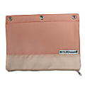 Microban Professional U Style 3 Ring Pencil Pouch With Microban Antimicrobial Protection, 7 1/2" x 9 3/4", Pink 1 thumbnail image