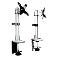 Mount-It MI-31111 Height-Adjustable And Articulating Monitor Mount, 16-1/4"H x 5"W x 4-1/8"D, Silver 1 thumbnail image