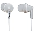 Panasonic Earbud Headphones - Stereo - Mini-phone - Wired - 16 Ohm - 10 Hz - 24 kHz - Earbud - Binaural - In-ear - 3.61 ft Cable - White 1 thumbnail image