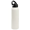 Gibson Home Marina Stainless Steel Thermal Bottle With Lid, 38 Oz, Cream 1 thumbnail image